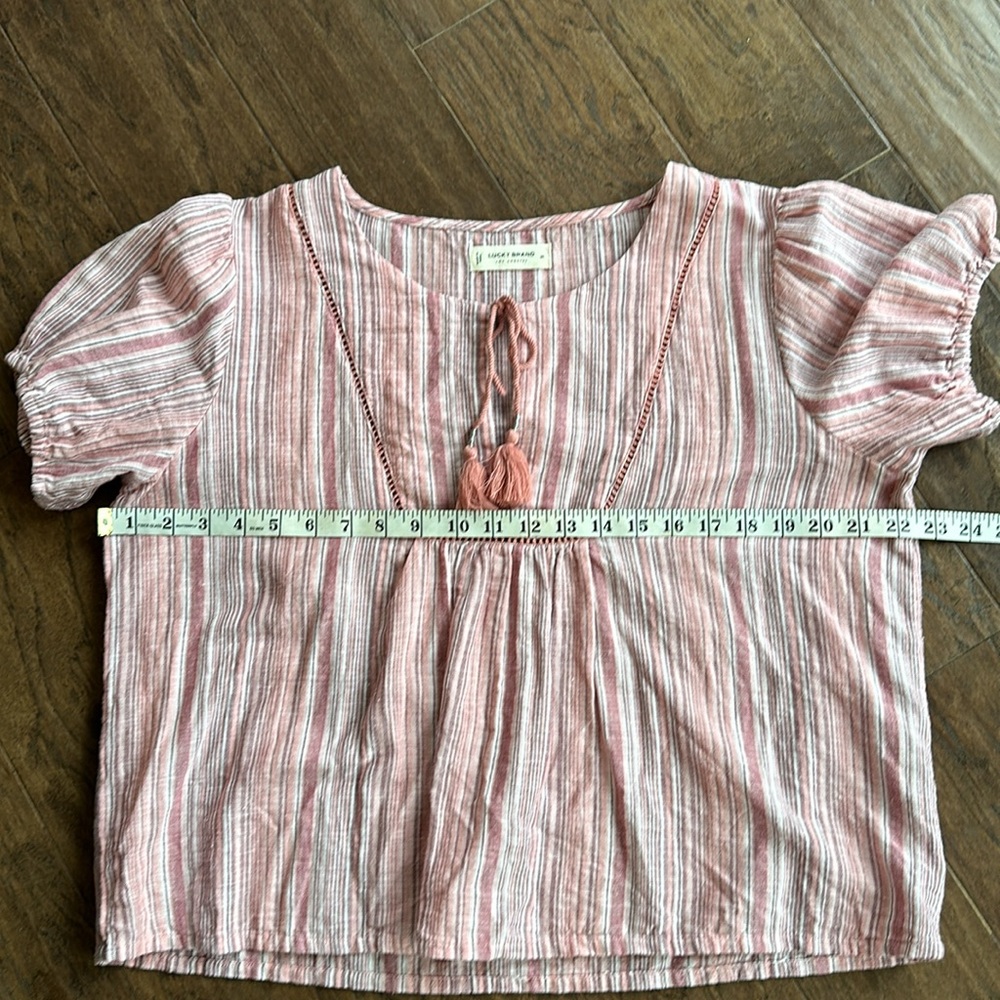 💐Spring sale! 50% off!💐 Lucky Brand Peasant Top - Picture 6 of 7